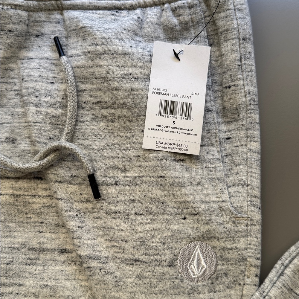 Volcom Light Gray Jogger Pants - Picture 2 of 4